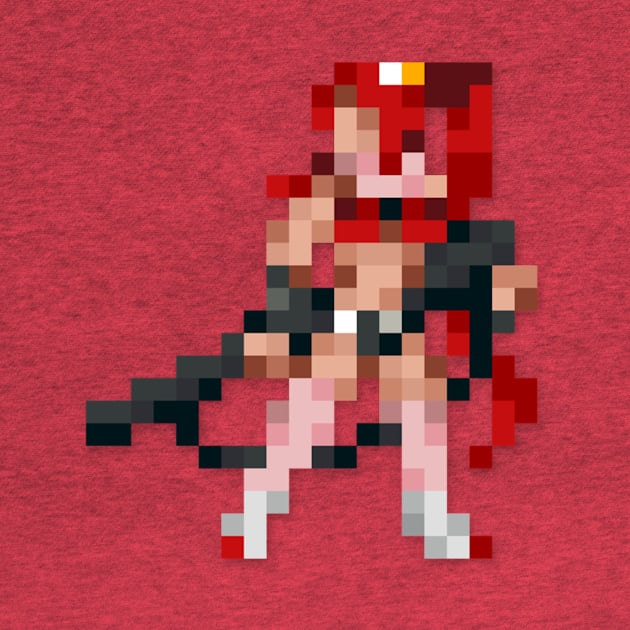 Yoko Littner low-res pixelart by JinnPixel